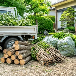 残置物処分の作業写真