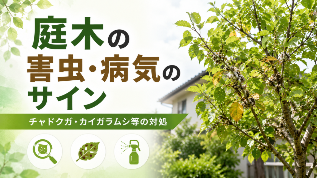庭木の害虫・病気のサイン