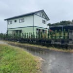 津山市久米川南|作業後:外から見た生垣